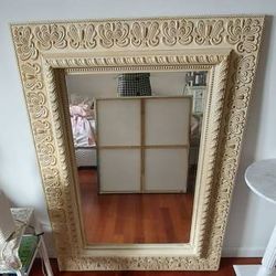 Beautiful antique beveled mirror