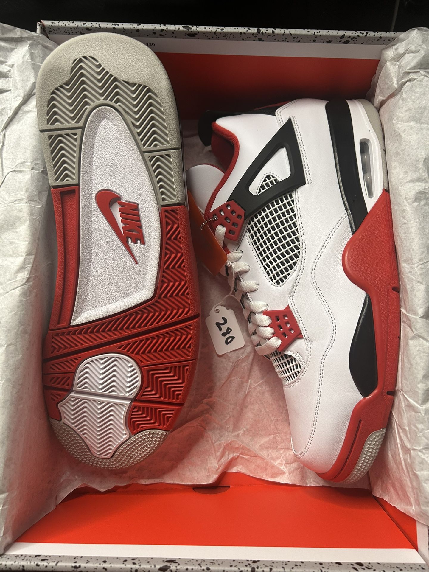 Jordan 4 Fire Red Size 13 New