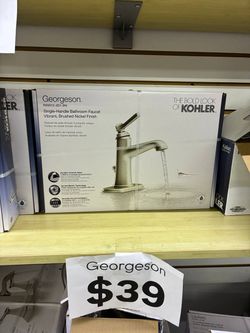 Kohler georgeson single handle bathroom faucet