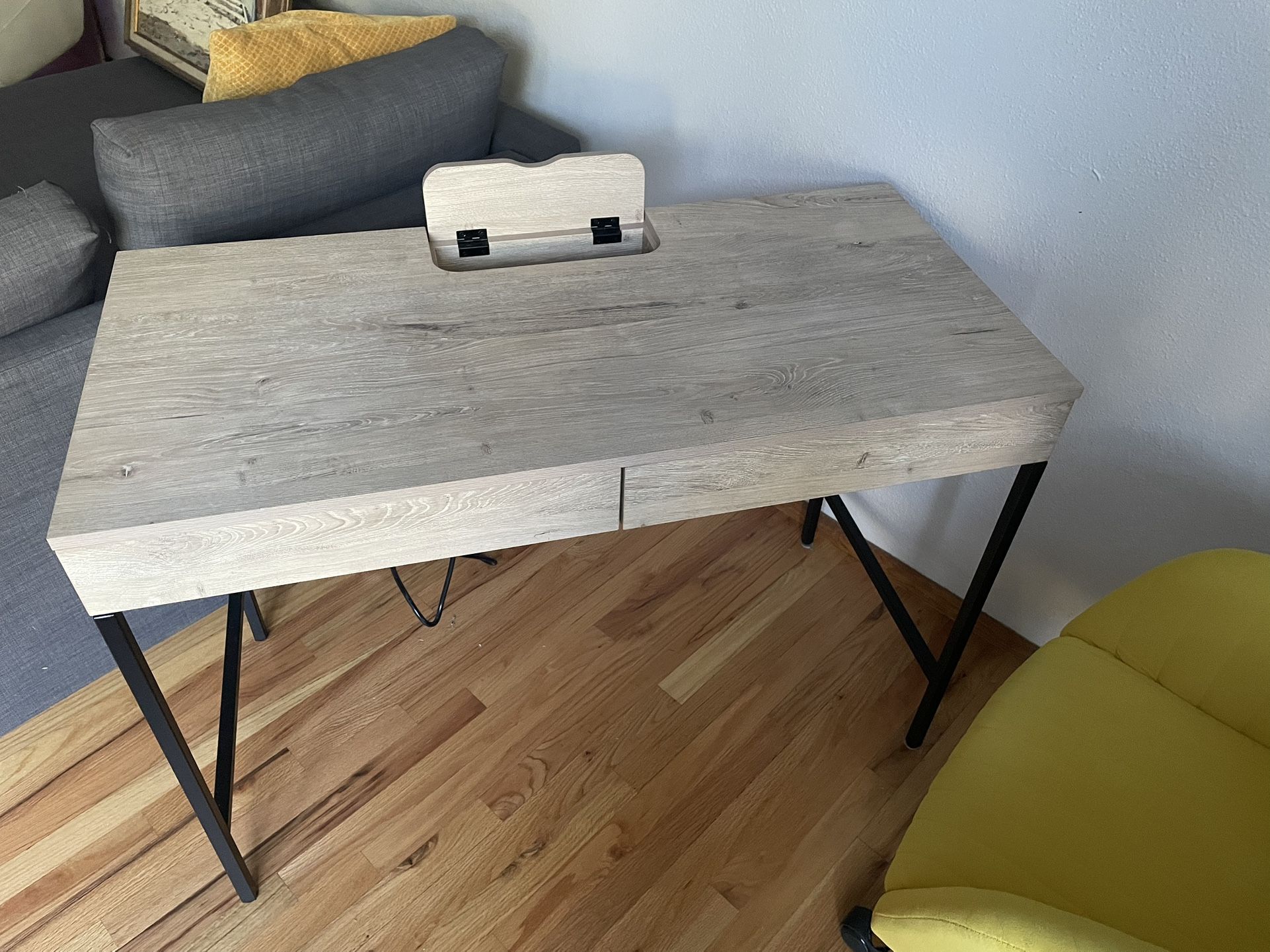 Oak MCM Work Desk