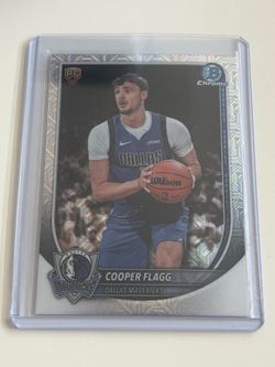 Cooper Flagg Topps Bowman Chrome Rookie Mojo Card #BCV-1 2025-26
