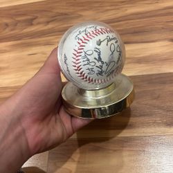 Stamped Signed Baseball