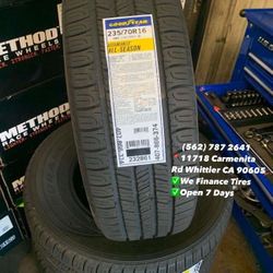 235/70r16 goodyear assurance all season Set of Tires Installed and Balanced Set de Llantas Nuevas Instaladas y Balanceadas