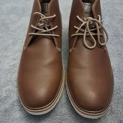 Mens Brown ALDO Boots Size 9.5. Used Good Condition,some Wear, No Box. 