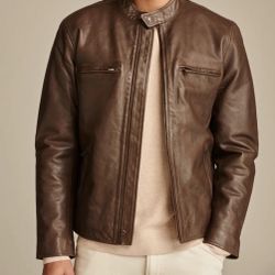 Lucky Brand Bonneville leather Jacket, M