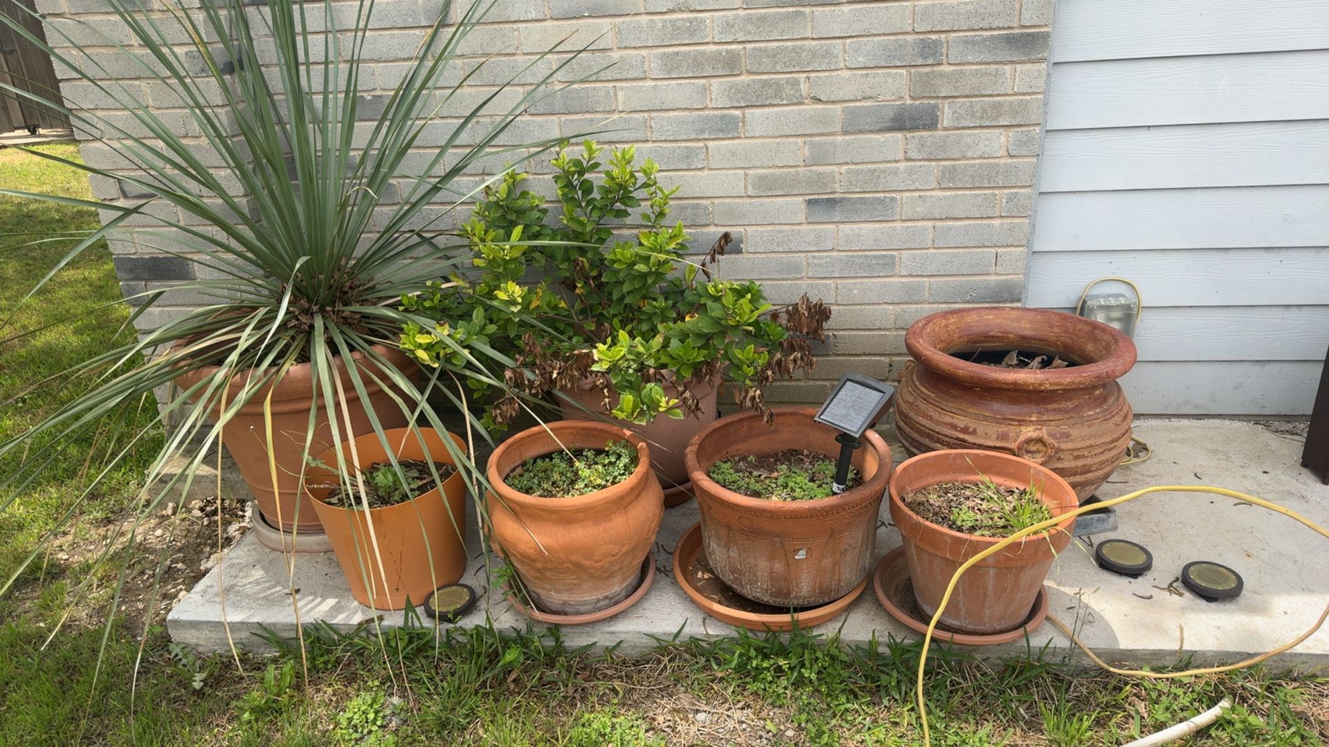 Pots and Fountain for Sale.