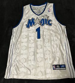 Vintage Tracy McGrady Orlando Magic Jersey Size 46 – Unverified Signature