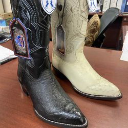 Nuevas botas vaqueras de piel original para hombre