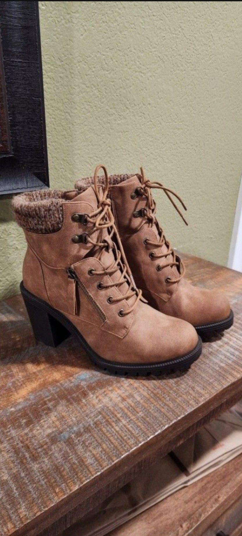 Torrid Winter Heeled Boots (Size 10)