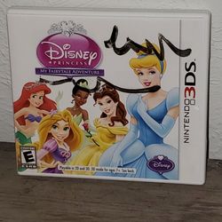 Disney Princess My FairyTale Adventure Video Game For Nintendo 3DS! Excellent Condition!