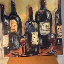 Wine Bottle Art Print (Milwaukie,OR)