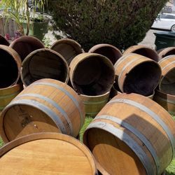 Half Wine Barrels 