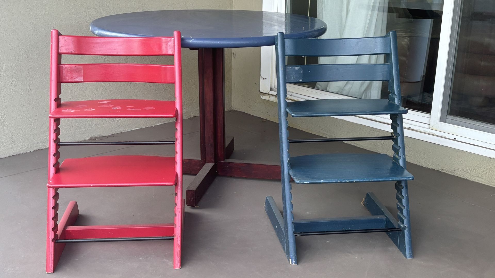 2 Tripp Trapp High Chairs + Huge Moving Sale