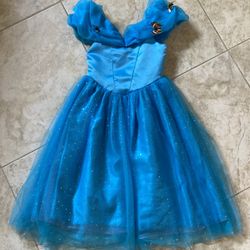 Like New Princess Dress With Butterflies Size 6