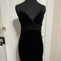 Black Velvet Dress