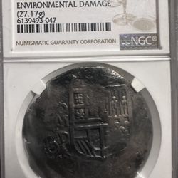 Mexican Silver Cob 8 Reales