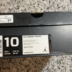 2012 Jordan 7 Retro Raptors (Size 10)