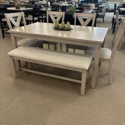 6pc Dining Room Table Set 