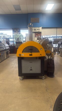 27” Alpha Brio Liquid Propane Pizza Oven On Cart