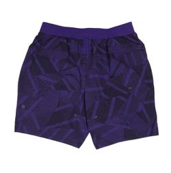 Lululemon License to Train Shorts Mens Medium M Purple 7" Inseam Lined T.H.E.