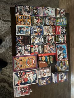 Large Lot of Sports Trading Card Boxes