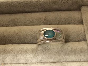 925 east west topaz ring