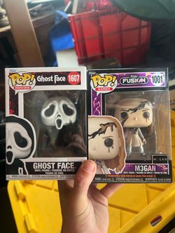 Scream and Megan Funko pop