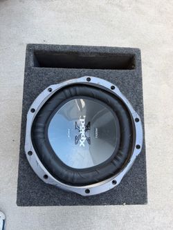 Sony xplod 10” subwoofer with box
