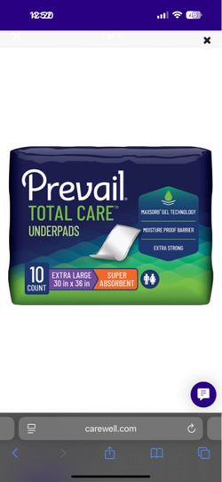 Prevail bed pads