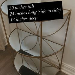 New Three Tier Glass Shelf