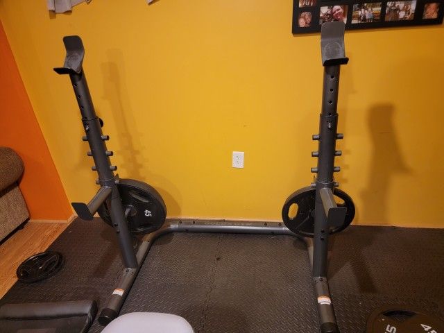 Gold Gym Squat/ Bench Press Weight Rack