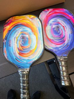 Fiberglass Pickleball Paddle Set of 2, Pickleball Paddle Set with Backpack