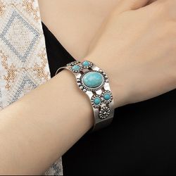 Unlock the Bohemian romance, turquoise bracelet for girls, a lively poem on the wrist