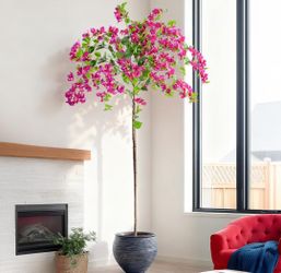 6ft artificial floral tree