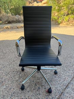 Black High-Back Executive Office Chair
