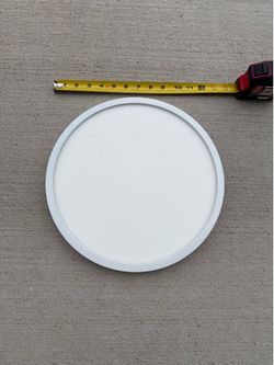 Low Profile White LED Flush Mount Ceiling Light