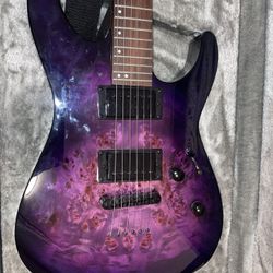 ESP LTD M200DX Electric Guitar Purple Burst