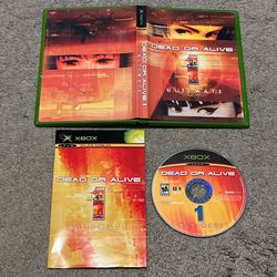 Dead or Alive 1 Ultimate (Microsoft Xbox, 2004) Complete CIB w/ Manual