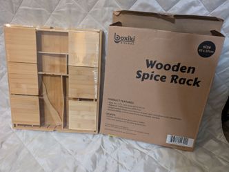 Wooden Spice Rack