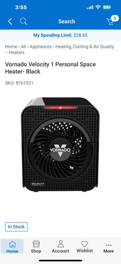 Vornado Velocity Whole Room Heater