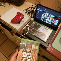 GTA San Andress GTA Vice City GTA 3 & GTA 5 & More Games installed & 1 Control $300! 2020 Xbox One S 1TB $240! Monitor $500! All combo or trade welcom