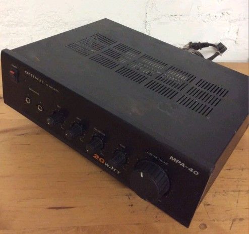 OPTIMUS PA AMPLIFIER MPA-40 20 WATT. 