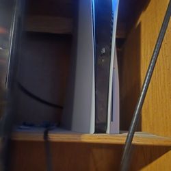 Ps5 With 2 Controllers And Some Ps4 Games
