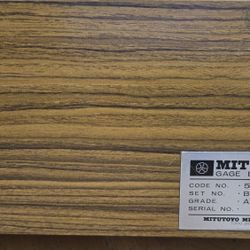 Mitutoyo Gage Block Set