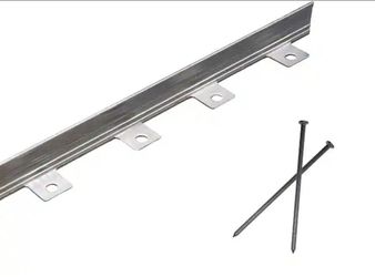 Paver Landscape Edge Kit No Dig 40 ft 36 Spikes Aluminum Flexible Cuttable Rust Proof