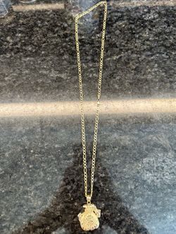 10k Gold Chain & Pendant