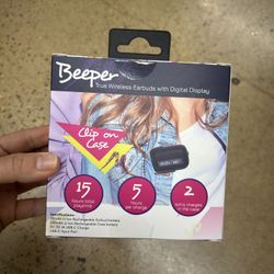 NWT true wireless ear buds with digital display 