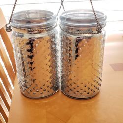 Beautiful AVAILABLE 2 Glass/Silver colorHangingHolder/TableTop tem too, $10.Both(2)-like new.7"H,4"W,, Both for $10 - Very cleanPhx/Tempe ar