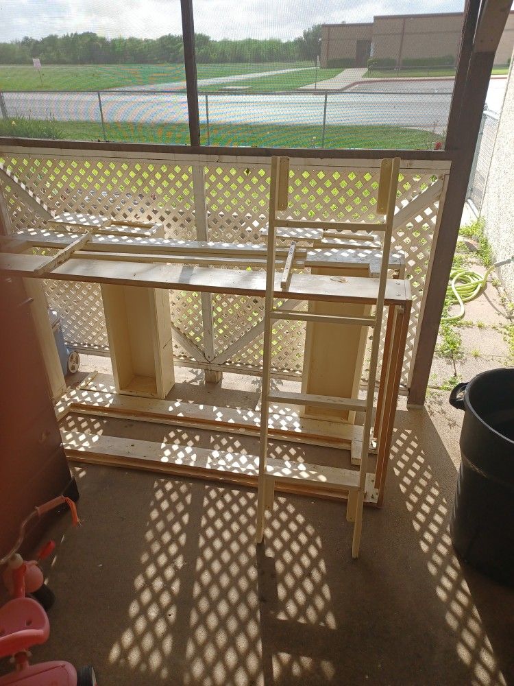 Wooden Bunk Bed Frams.