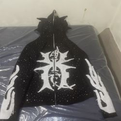 4EH FULL ZIP & DOUBLE WAISTED SET “BLACK”